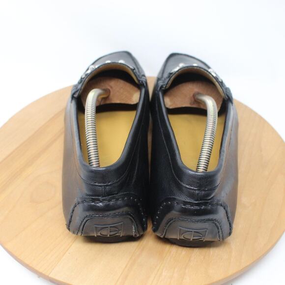Cole Haan Shoes Mens 12 Black Driving Loafer Leather Horsebit Moc Toe Slip On - Picture 4 of 9